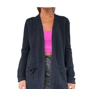 Abercrombie & Fitch Textured Black Cardigan
